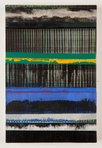 Juan Uslé Los azules perdidos, 2019 Vinyl dispersion and dry pigment on canvas 18.1 x 12.2 inches (46 x 31 cm) (GL14211)