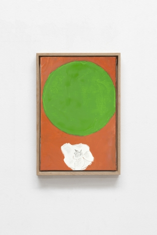 Etel Adnan Planète 8, 2019 Oil on canvas 13 x 9.5 inches (33 x 24 cm) Framed: 14.25 x 9.9 inches (36.2 x 25.2 cm) GL14747