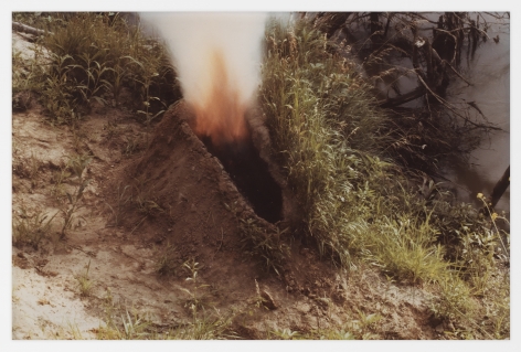 Ana Mendieta Volcán, 1979 Color photograph 8 x 10 inches (20.3 x 25.4 cm)  Framed: 13.75 x 17 x 1.75 inches (34.9 x 43.2 x 4.4 cm)