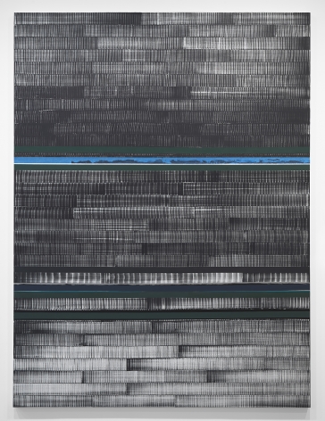 Juan Uslé Soñé que revelabas (Loire), 2021 Vinyl, dispersion, and dry pigment on canvas 120.1 x 89.75 in (305 x 228 cm) (GL14999)