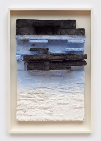 Leonardo Drew Number 67P, 2017 Pigmented and cast handmade paper with hand applied pigment 17.5 x 11 inches (44.5 x 27.9 cm) Framed: 20.25 x 13.75 inches (51.4 x 34.9 cm) Edition 5 of 10 (GP2710)
