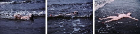 Ana Mendieta, Ocean Bird (Washup), 1974